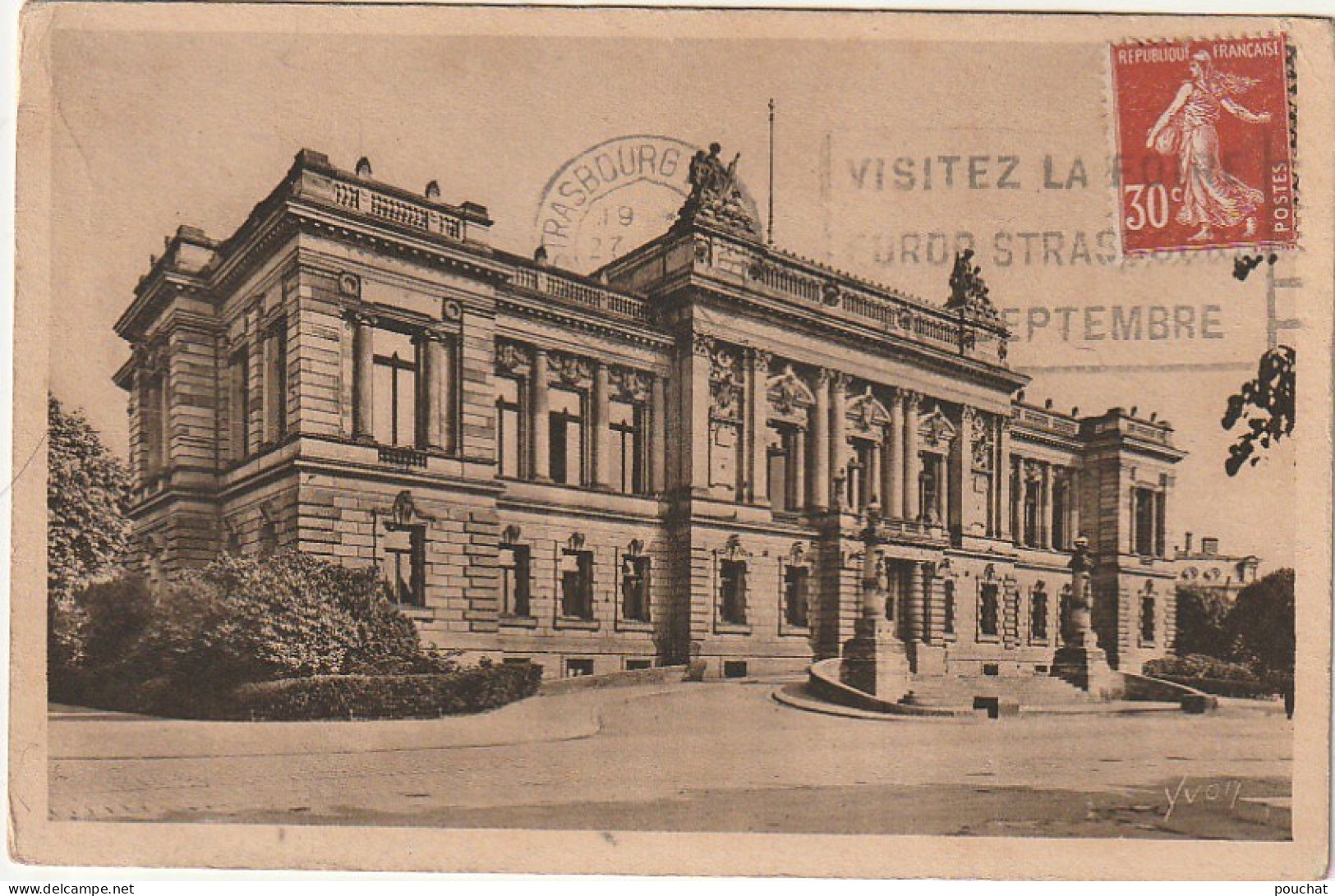 TE 20-(67) STRASBOURG  - LE CONSERVATOIRE DE MUSIQUE - 2 SCANS - Strasbourg