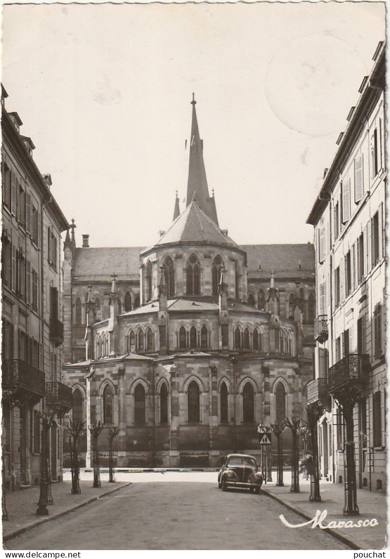 TE 21-(68) MULHOUSE - RUE MAGENTA ET L' EGLISE SAINT ETIENNE - EDIT . ARASCO , STRASBOURG  - 2 SCANS - Mulhouse