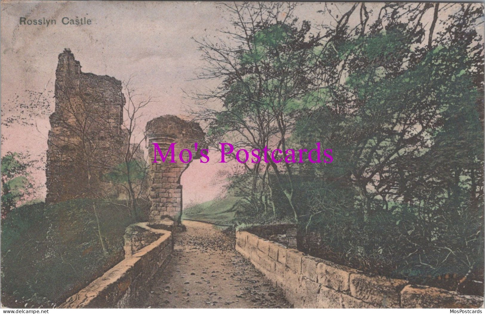 Scotland Postcard - Rosslyn Castle, Roslin, Midlothian   DZ283 - Midlothian/ Edinburgh