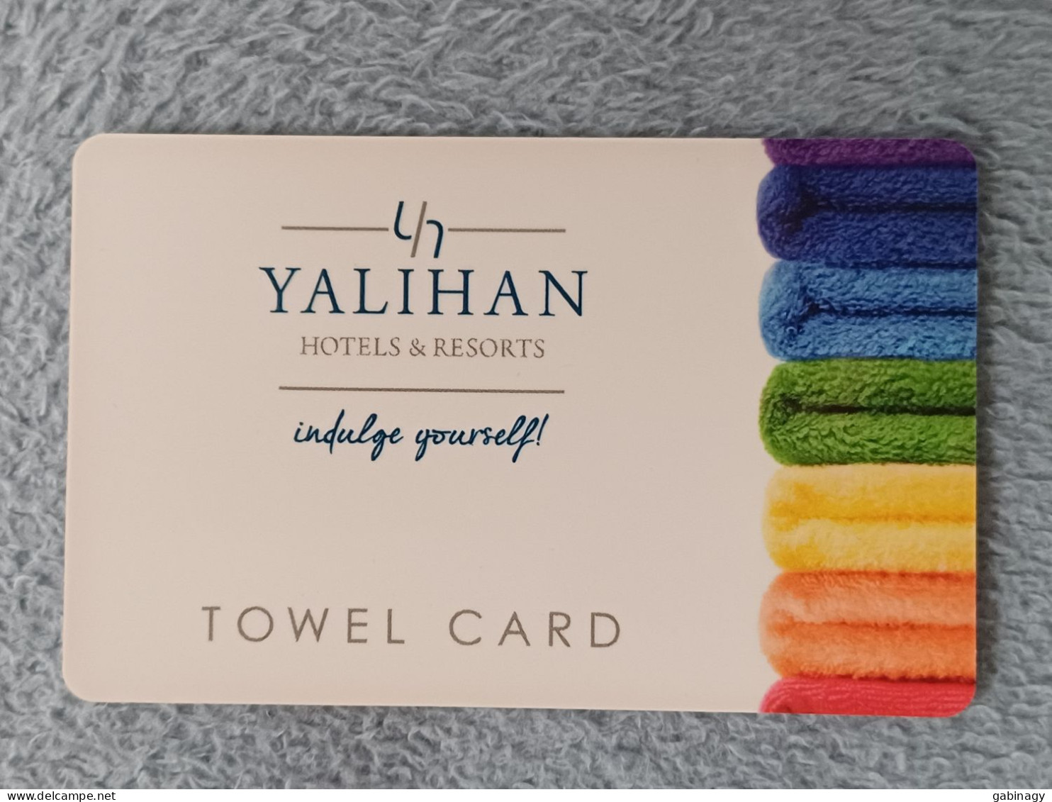 HOTEL KEYS - 2577 - TURKEY - YALIHAN HOTELS - Hotel Keycards