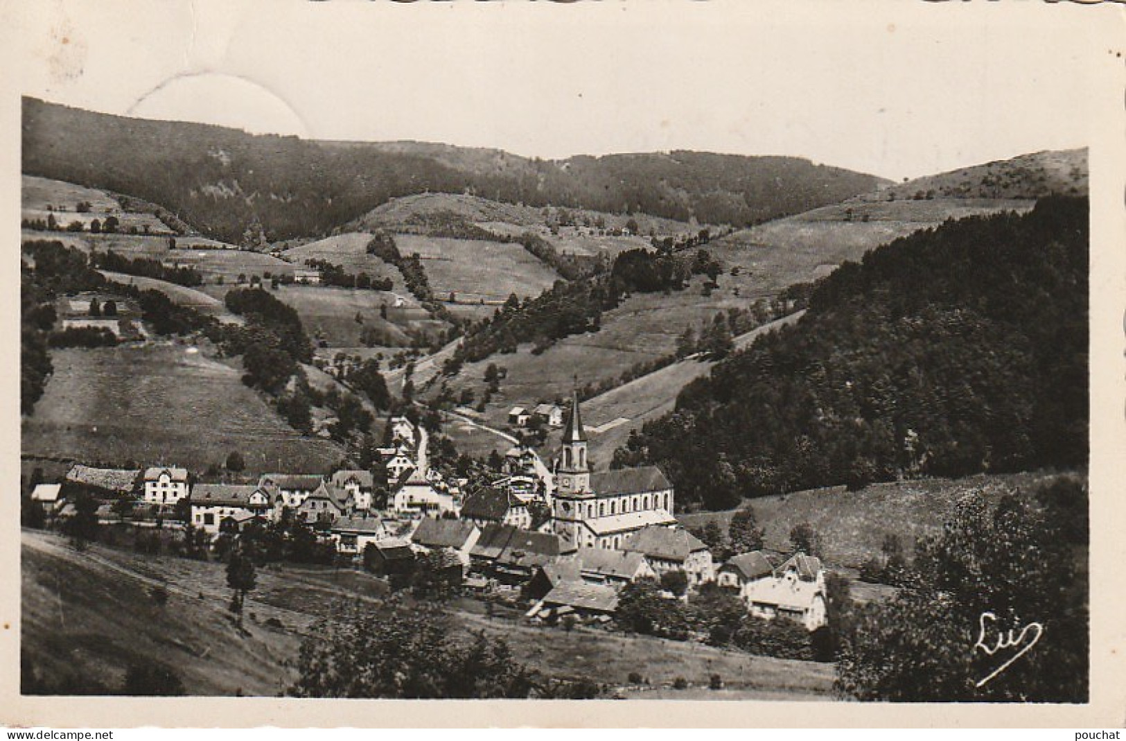 TE 21-(68) LE BONHOMME - VUE GENERALE - EDIT .  KOLHER , ROTHAU - 2 SCANS - Other & Unclassified