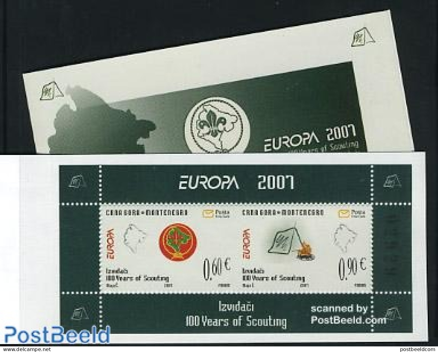 Montenegro 2007 Europa, Scouting Booklet, Mint NH, History - Sport - Various - Europa (cept) - Scouting - Stamp Bookle.. - Ohne Zuordnung