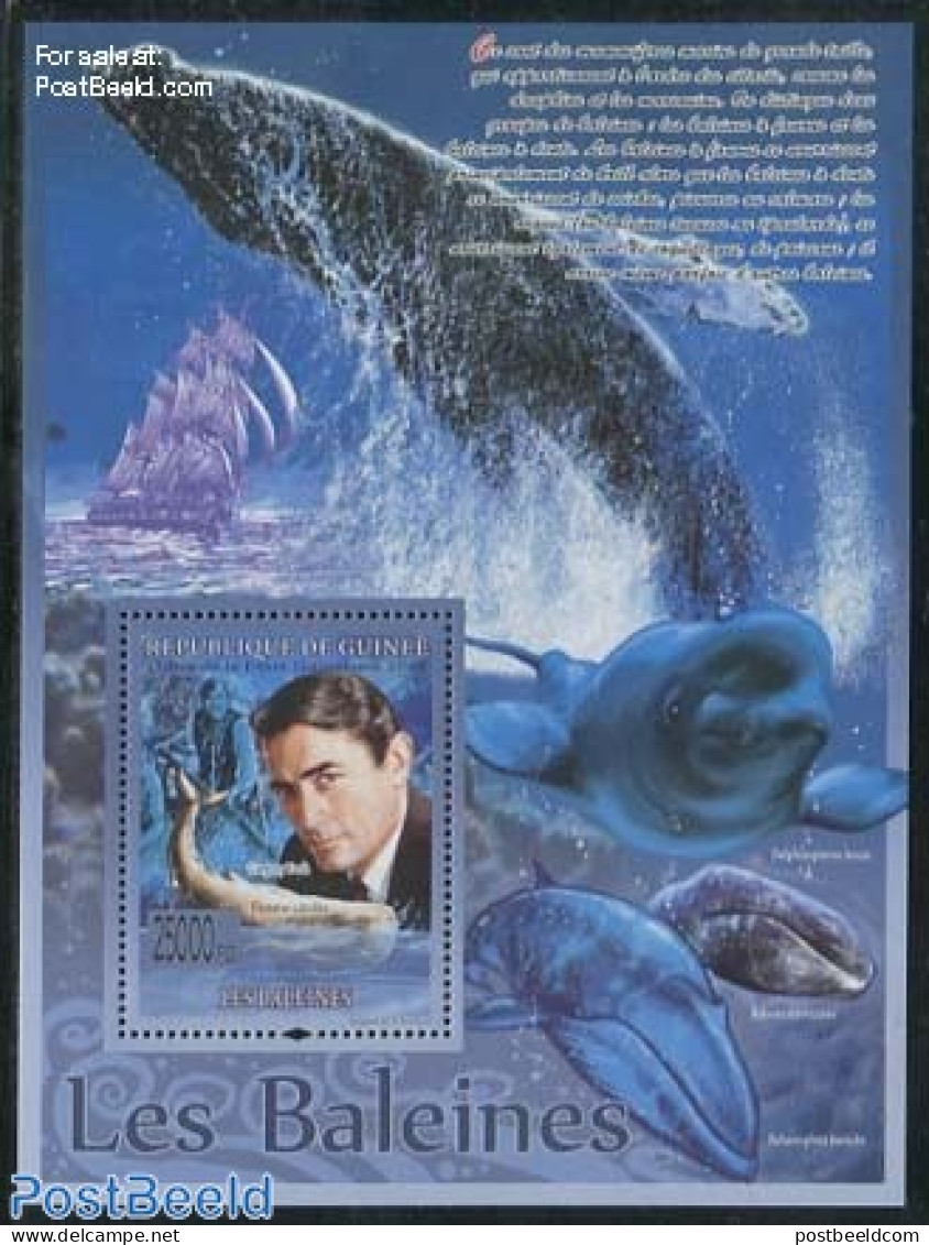 Guinea, Republic 2008 Whales S/s, Mint NH, Nature - Sea Mammals - Other & Unclassified