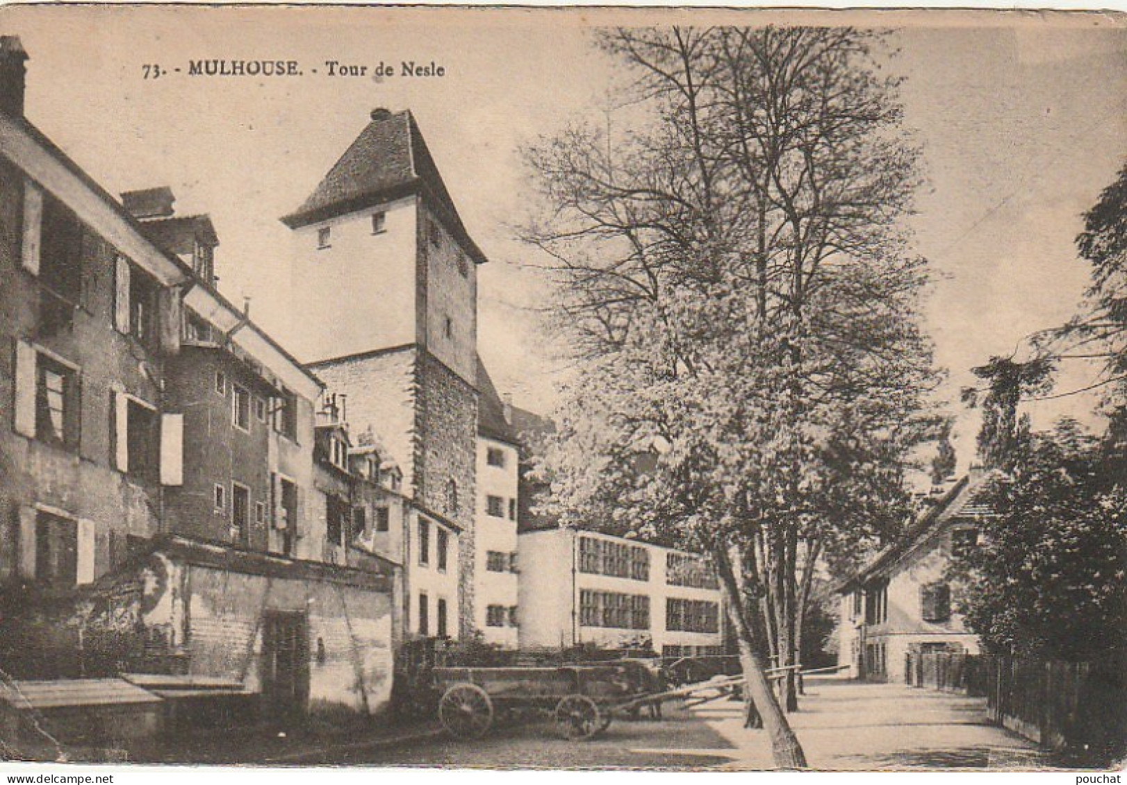 TE 21-(68) MULHOUSE - TOUR DE NESLE  - 2 SCANS - Mulhouse