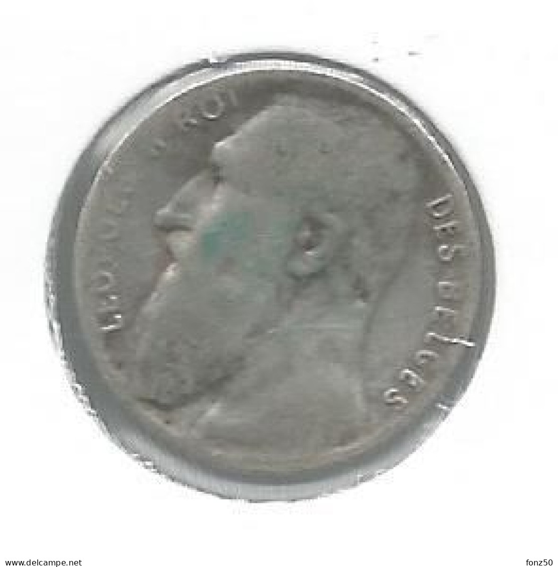 LEOPOLD II * 50 Cent 1901 Frans * Z.Fraai / Prachtig * Nr 12857 - 50 Centimes