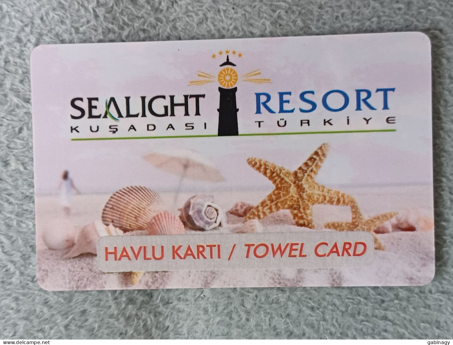 HOTEL KEYS - 2578 - TURKEY - SEALIGHT RESORT - SHELL - STARFISH - Hotelsleutels (kaarten)