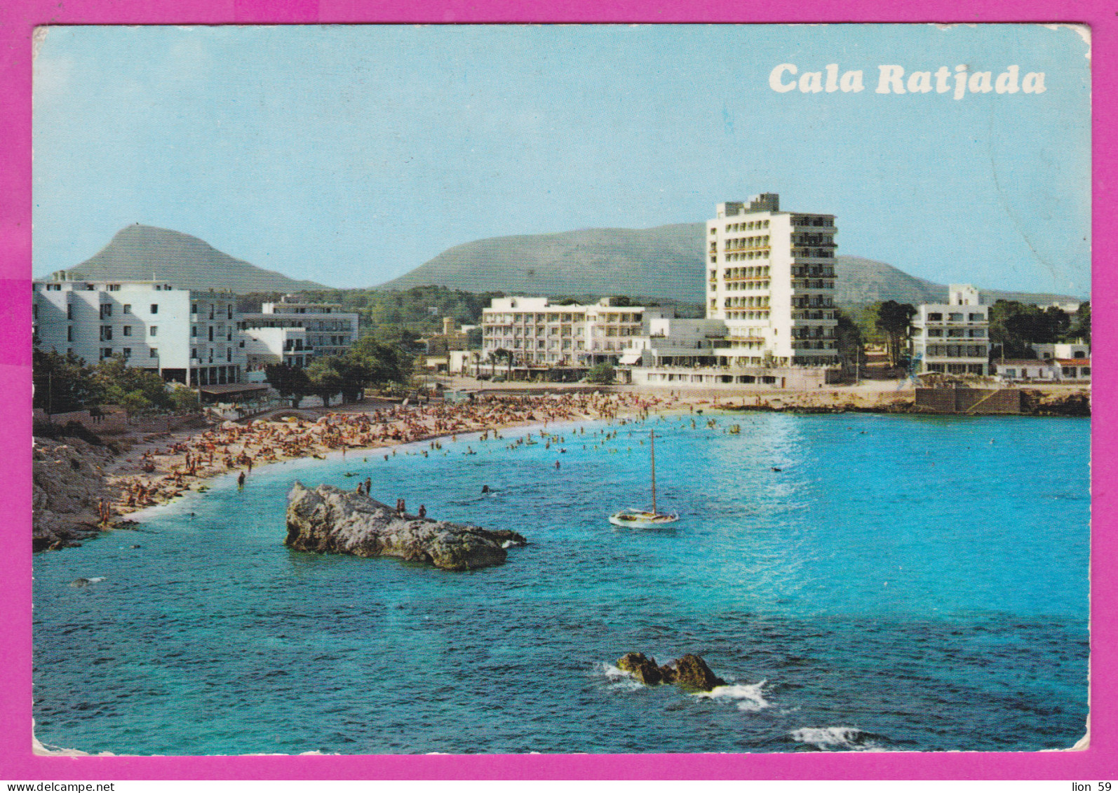 293754 / Spain - Mallorca Cala Ratjada Son Moll Vista Aerea PC 1976 USED 7Pta Ship Explorer - Cosme Damian Churruca - Brieven En Documenten