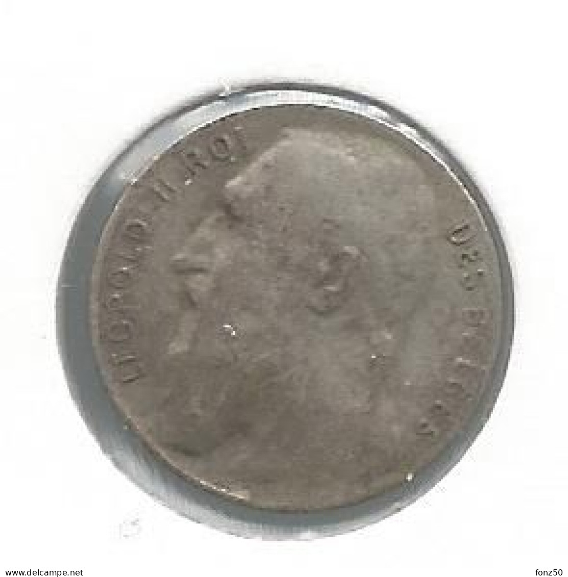 LEOPOLD II * 50 Cent 1901 Frans * Prachtig * Nr 12854 - 50 Centimes