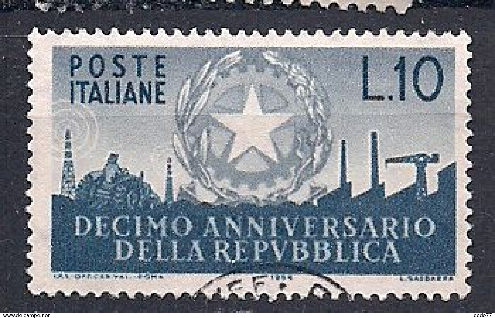 ITALIE    N°    725    OBLITERE - 1946-60: Oblitérés