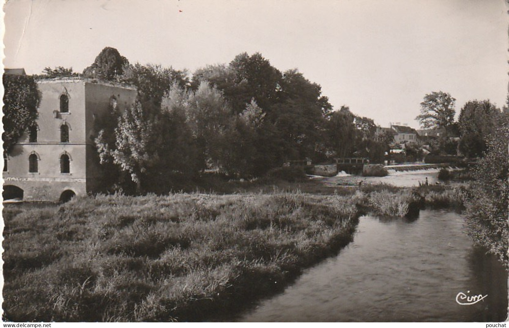 TE 24-(72) PONT DE GENNES - BARRAGE ET VIEUX MOULIN SUR L' HUISNE - 2 SCANS - Autres & Non Classés