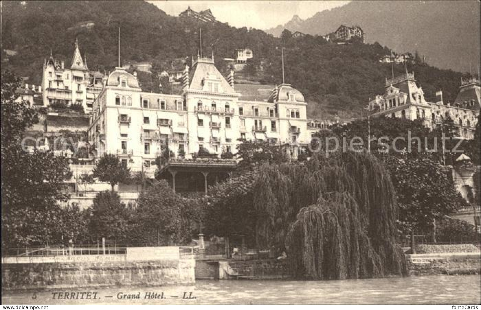 12321141 Territet Grand Hotel Au Lac Leman Genfersee Territet - Sonstige & Ohne Zuordnung