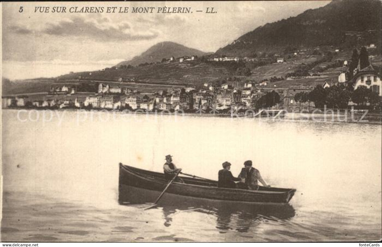 12321128 Clarens VD Boot Genfersee Mont Pelerin Clarens - Sonstige & Ohne Zuordnung