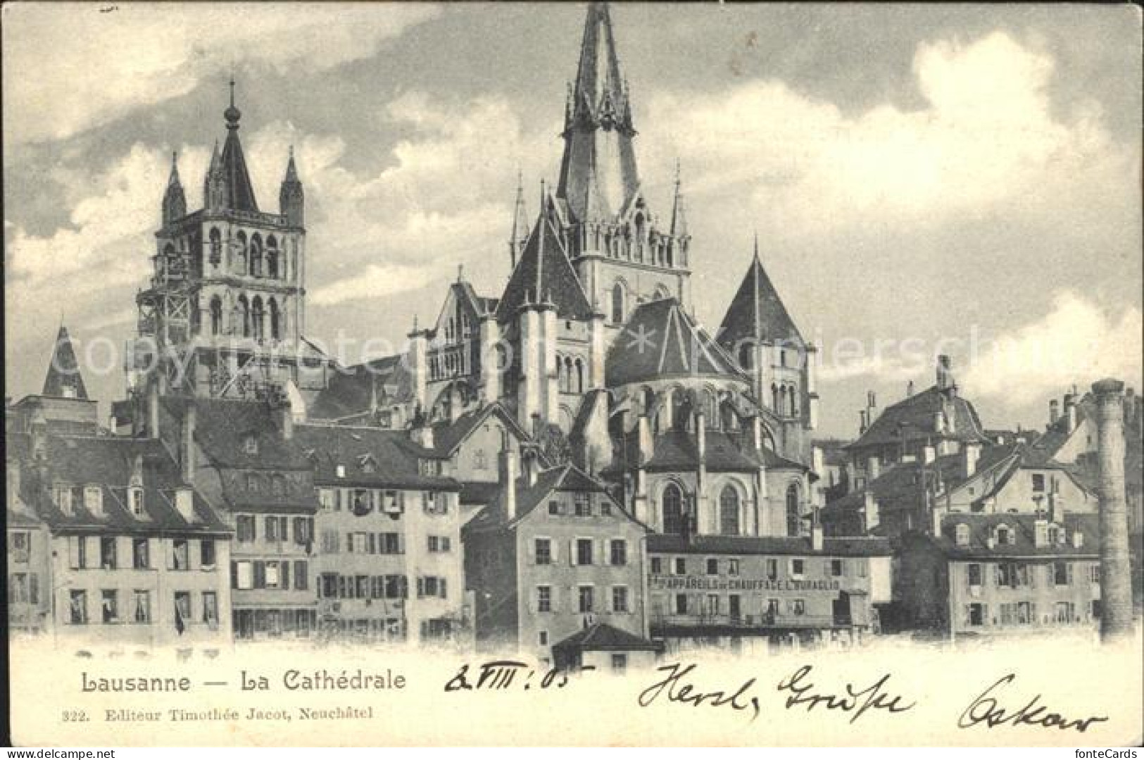 12321110 Lausanne VD Cathedrale Lausanne - Sonstige & Ohne Zuordnung