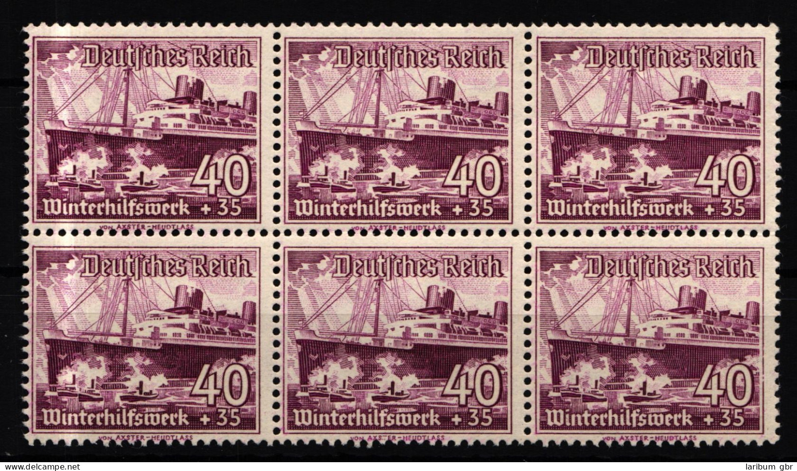 Deutsches Reich 659 Postfrisch Als 6er Einheit #HB835 - Sonstige & Ohne Zuordnung
