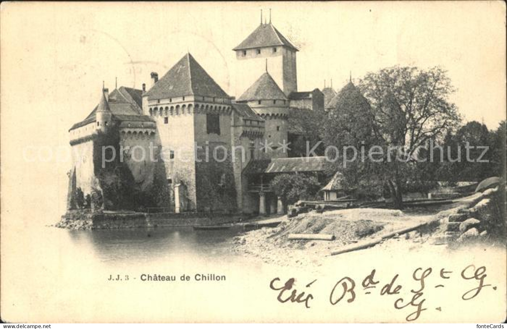 12321102 Chillon Chateau Lac Leman Schloss Genfersee Montreux - Sonstige & Ohne Zuordnung