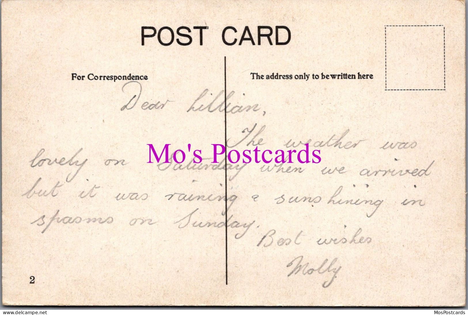 Wales Postcard - Promenade East, Colwyn Bay  DZ284 - Denbighshire