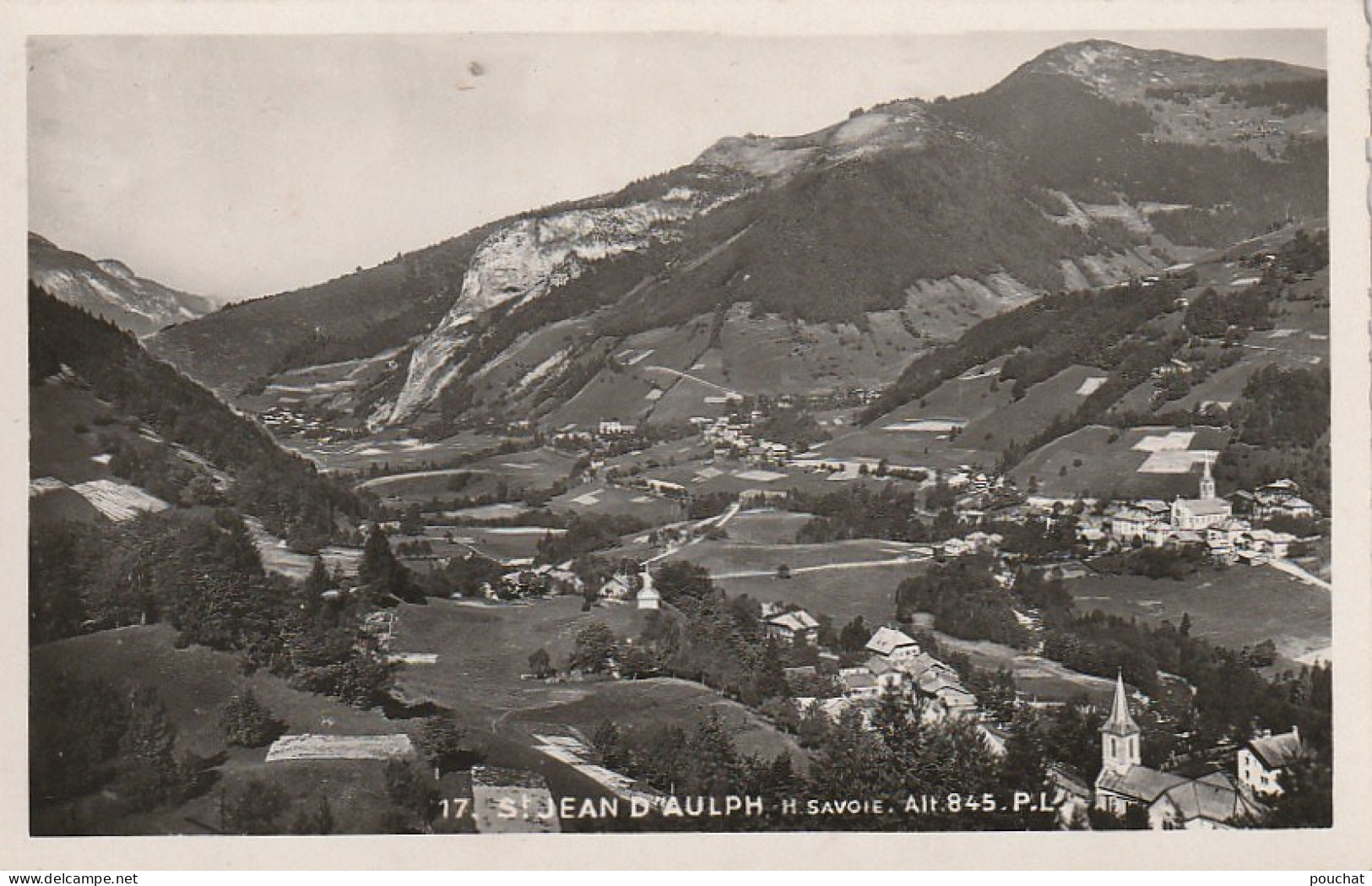 TE 27-(74) SAINT JEAN D' AULPS (AULPH) - VUE GENERALE  - 2 SCANS - Saint-Jean-d'Aulps