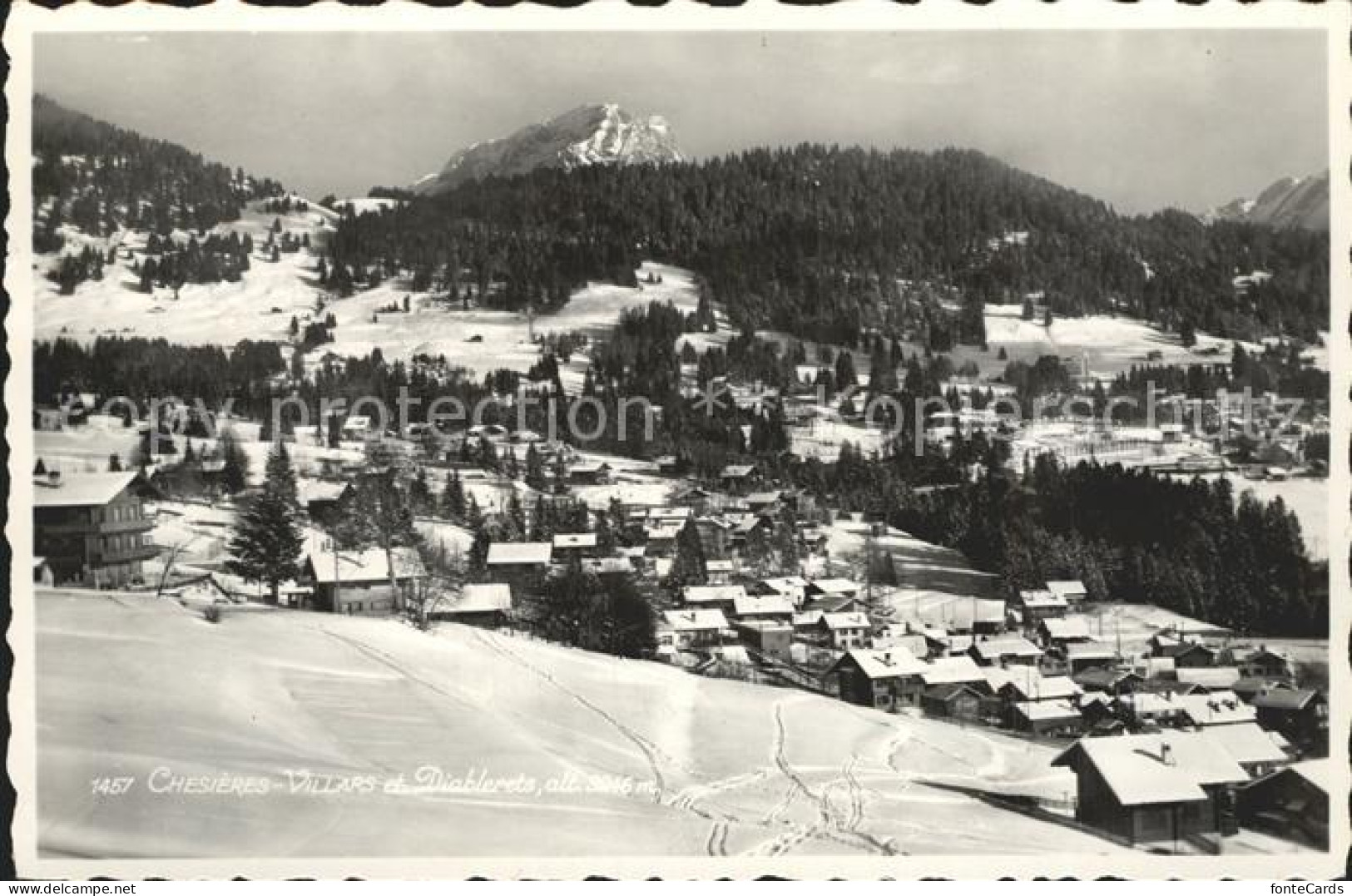 12321093 Chesieres Villars Et Diablerets Winterpanorama Chesieres - Sonstige & Ohne Zuordnung