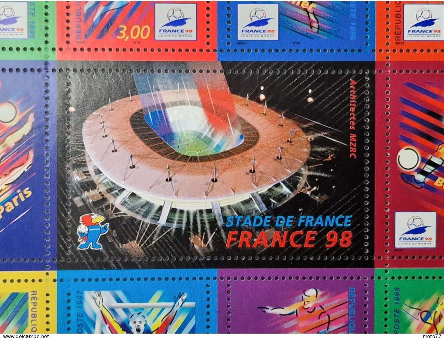 TIMBRE France BLOC FEUILLET 19 -1998 3010 3011 3012 3013 3074 3075 3076 3077 3130 3131 - Yvert & Tellier 2003 Coté 14€ - Neufs