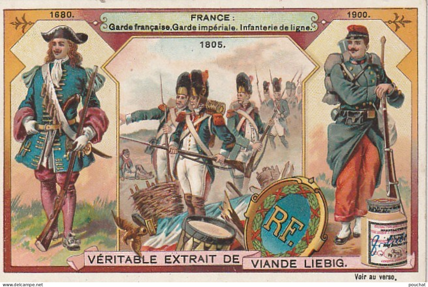 UR 2- CHROMOS LIEBIG - REGIMENTS MILITAIRES - AUTRICHE , ITALIE , ANGLETERRE , FRANCE , ALLEMAGNE , RUSSIE - BATAILLES  