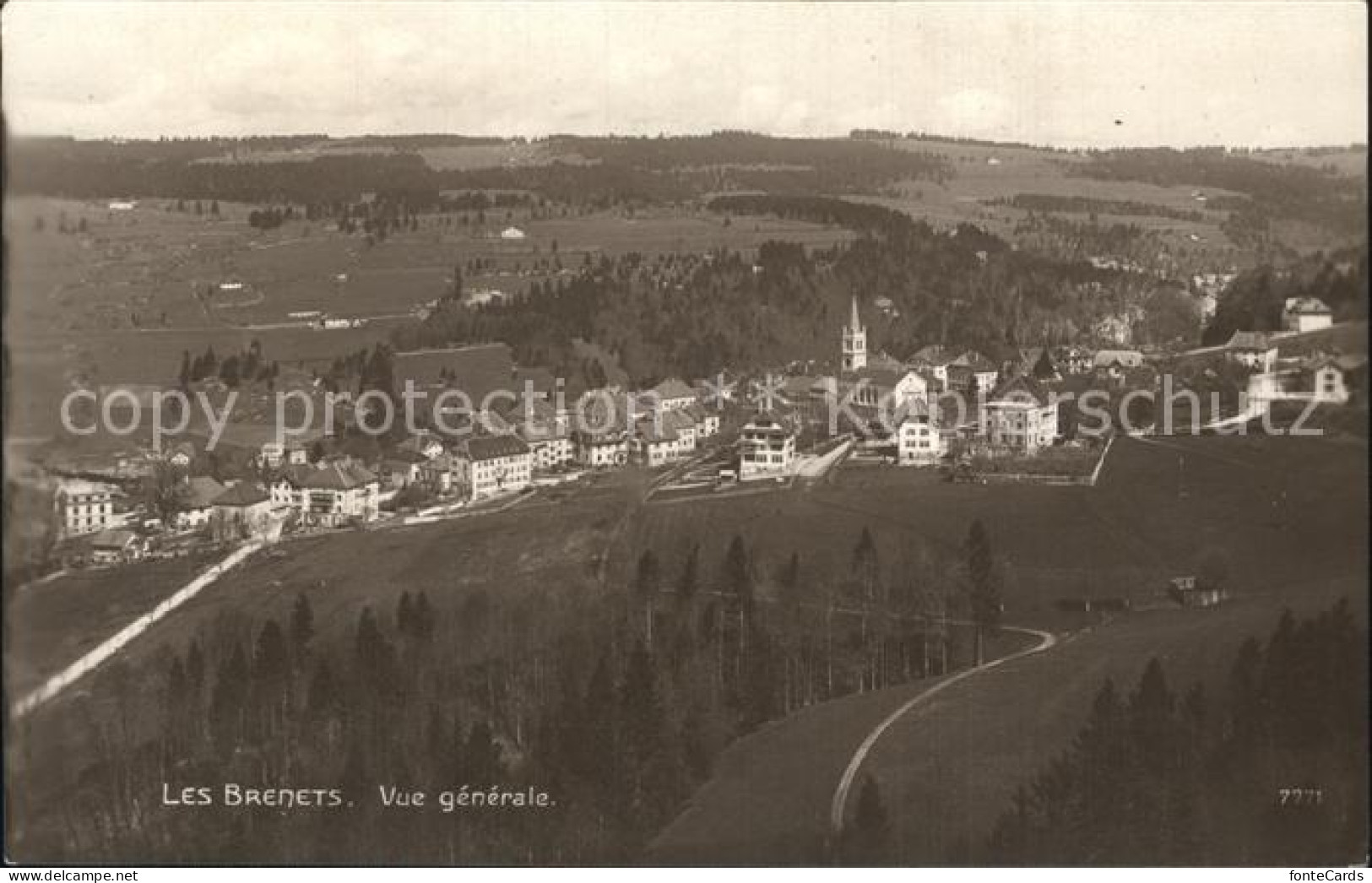 12321061 Les Brenets Vue Generale Les Brenets - Other & Unclassified