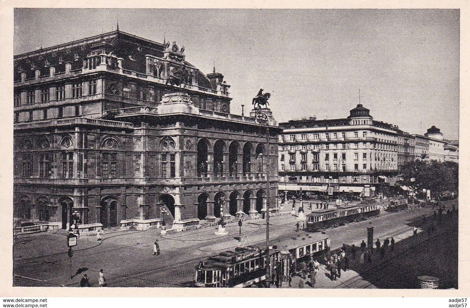 Austria Oostenrijk Wien Staatsoper Tramway - Eisenbahnen