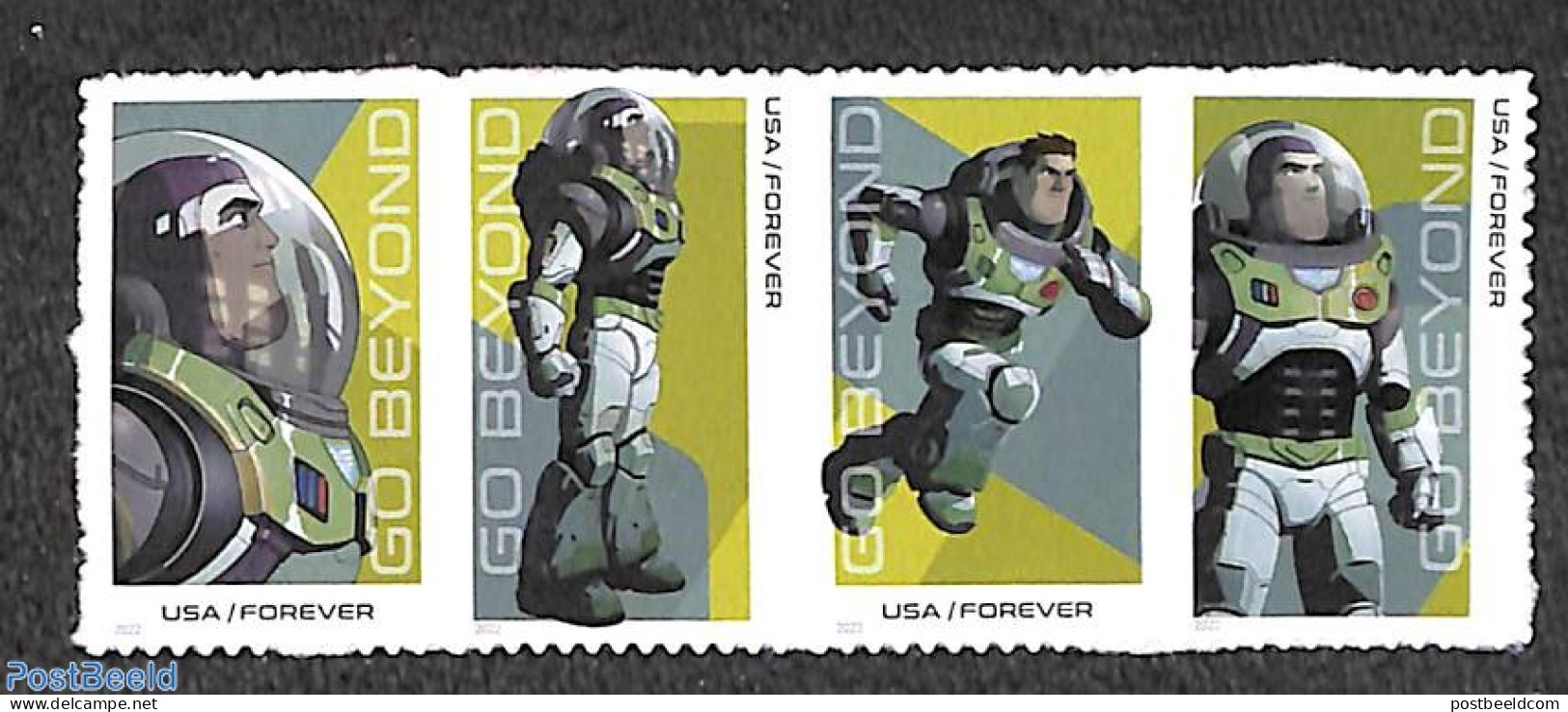 United States Of America 2022 Go Beyond 4v S-a, Mint NH, Art - Science Fiction - Nuevos