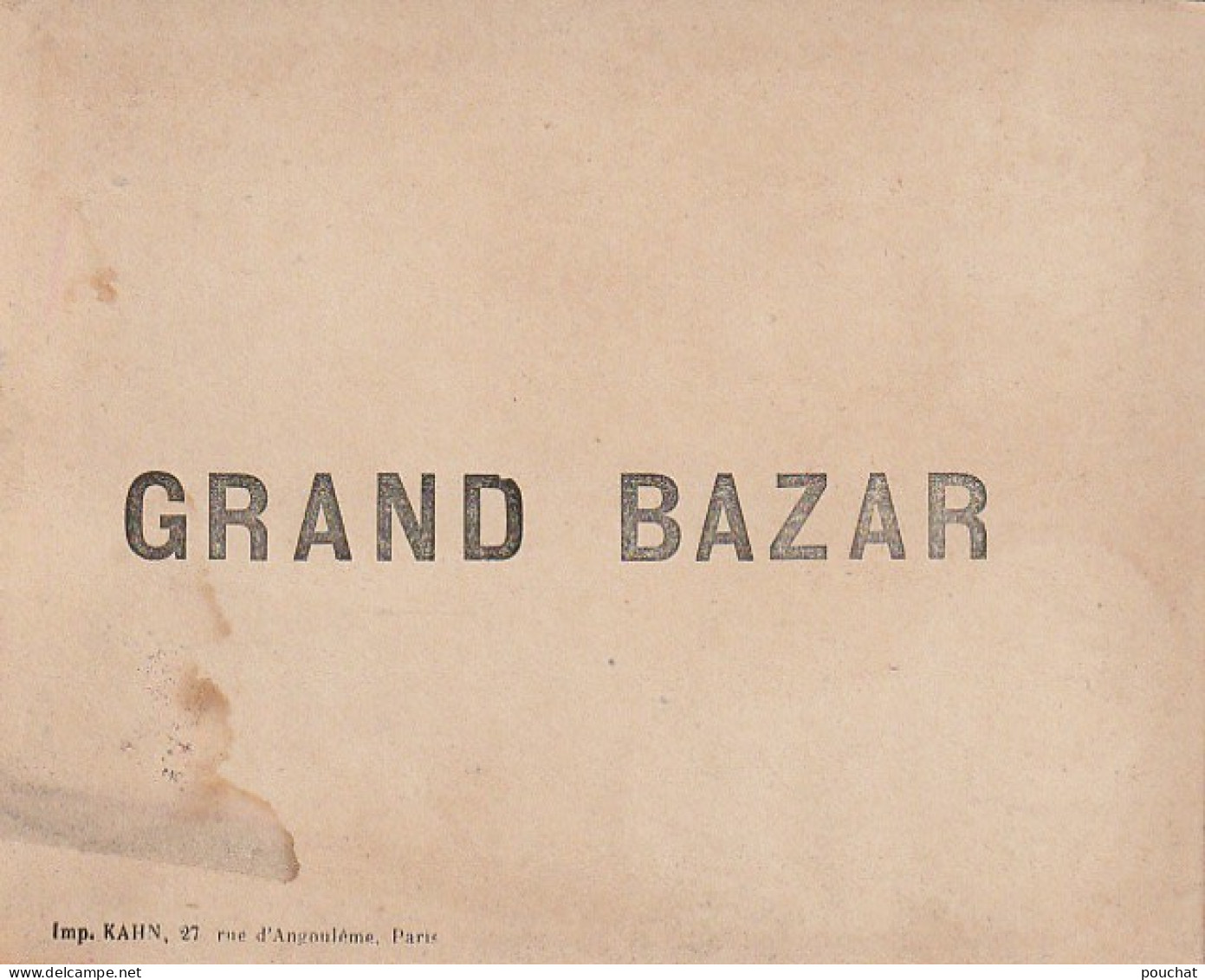 UR 3- ITALIE - CONTOUR , VILLES ET MONNAIES - CHROMO PUBLICITAIRE DU GRAND BAZAR - DORURE - IMP. KAHN , PARIS - Altri & Non Classificati