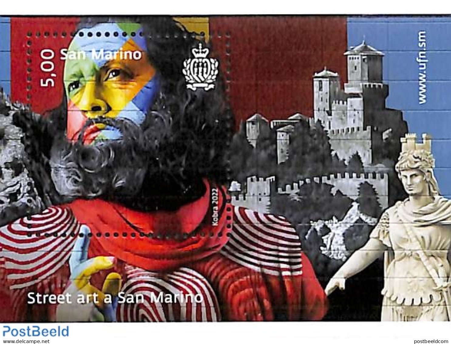 San Marino 2022 Street Art S/s, Mint NH, Art - Paintings - Nuevos