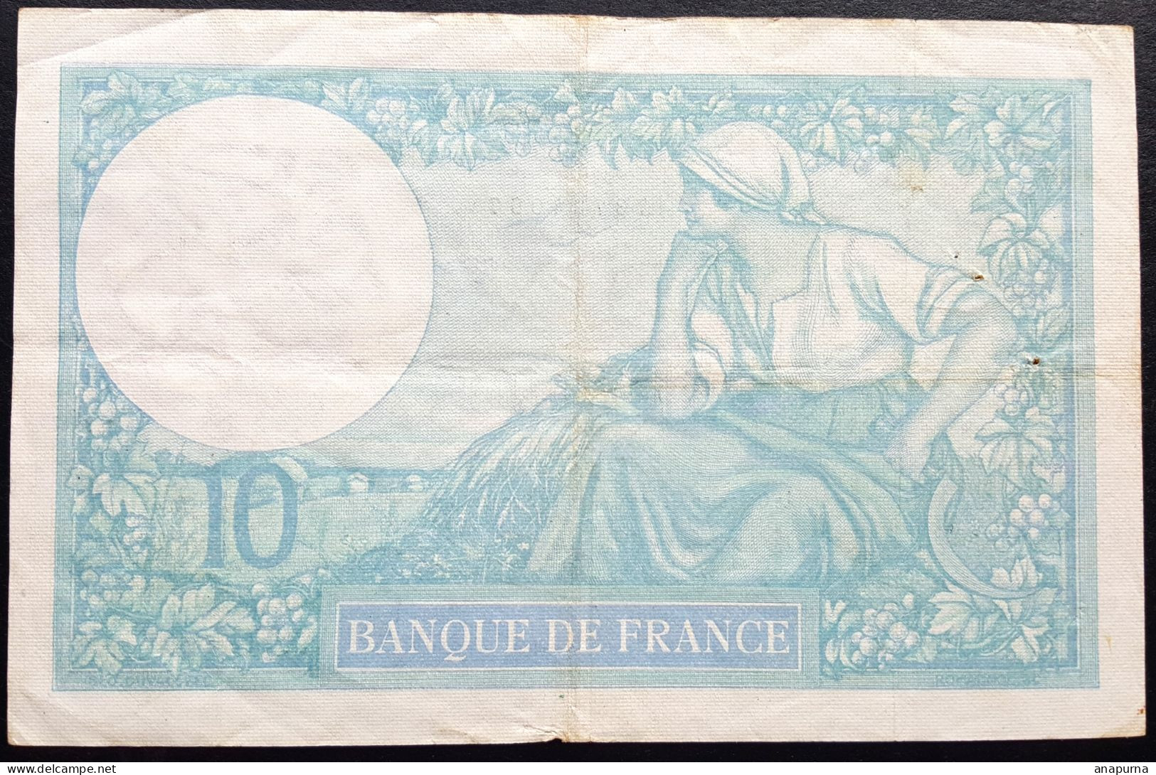 Billet 10 Francs Minerve, TE 17 Aout 1939, 067, W.70949 - 10 F 1916-1942 ''Minerve''