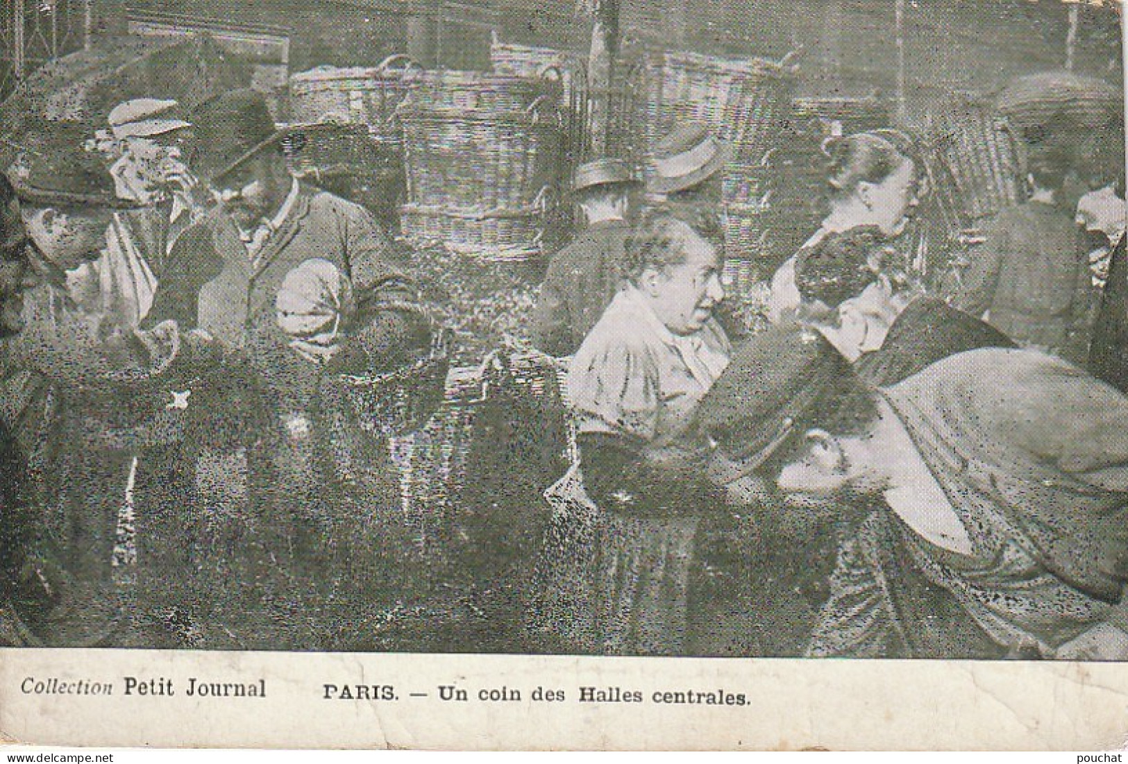 UR 5-(75) UN COIN DES HALLES CENTRALES , PARIS - ANIMATION , MARCHE - COLLECTION PETIT JOURNAL - Arrondissement: 01