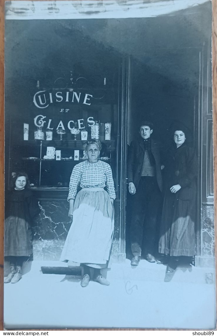 CUISINE ET GLACES PHOTO G BLANC 53 BD DE CHAMPIGNY LA VARENNE SAINT-MAUR MAGASIN DEVANTURE CARTE PHOTO - Saint Maur Des Fosses