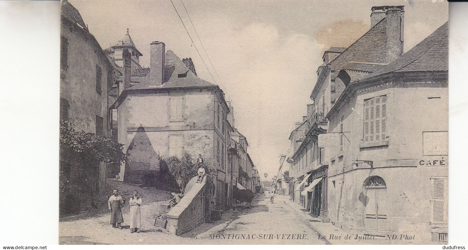 MONTIGNAC   LA RUE DE JUILLET - Montignac-sur-Vézère