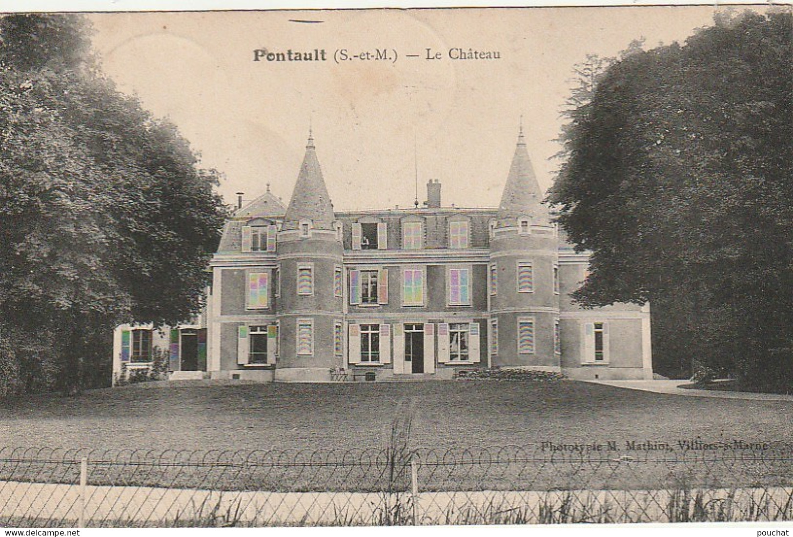 UR 8-(77) PONTAULT - LE CHATEAU - 2 SCANS - Pontault Combault