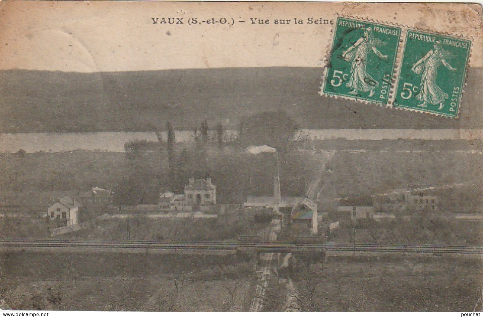 UR 9-(78) VAUX - VUE SUR LA SEINE  - 2 SCANS - Vaux De Cernay