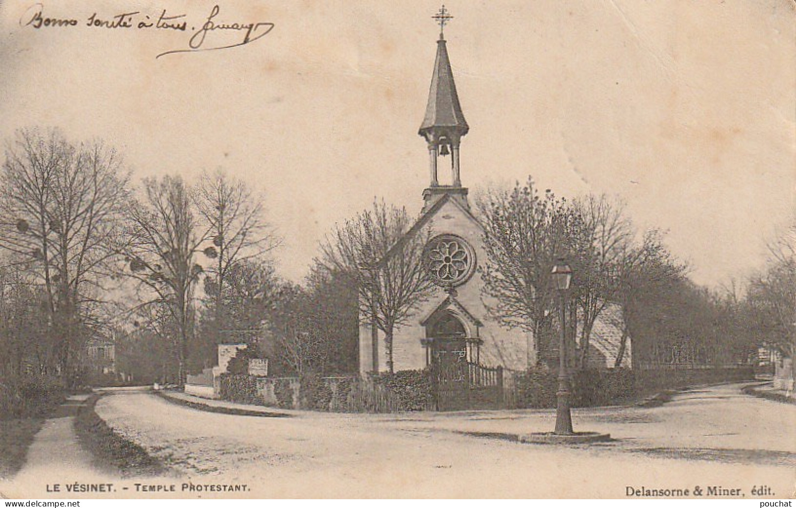 UR 9-(78) LE VESINET - TEMPLE PROTESTANT - 2 SCANS - Le Vésinet