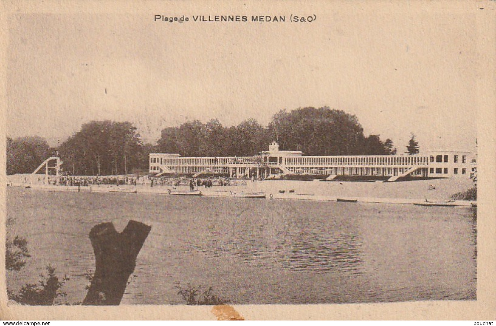 UR 9-(78) PLAGE DE VILLENNES MEDAN - 2 SCANS - Villennes-sur-Seine