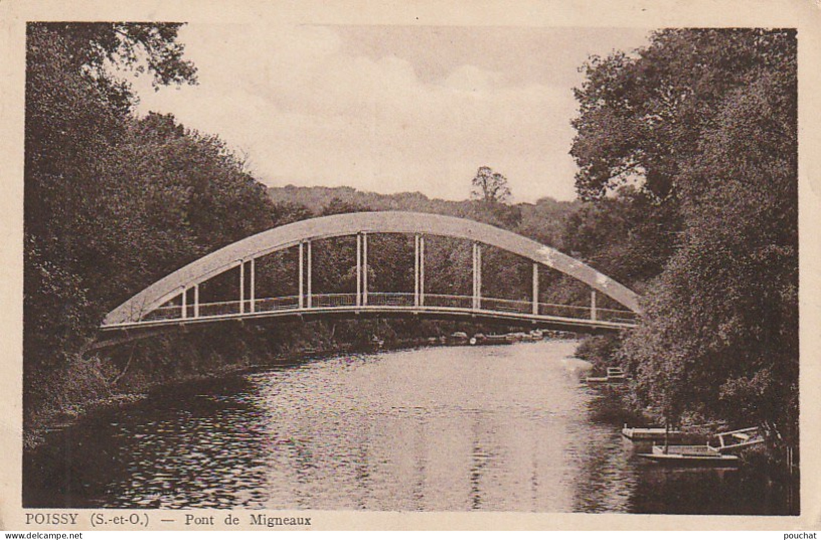 UR 9-(78) POISSY - PONT DE MIGNEAUX - 2 SCANS - Poissy