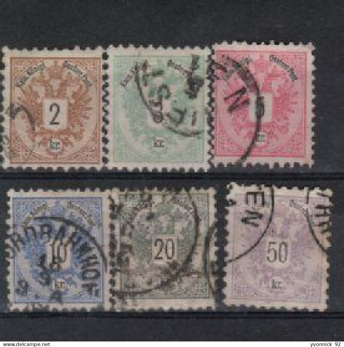 Autriche _ Empire  (1885) N° 40/45 - Used Stamps