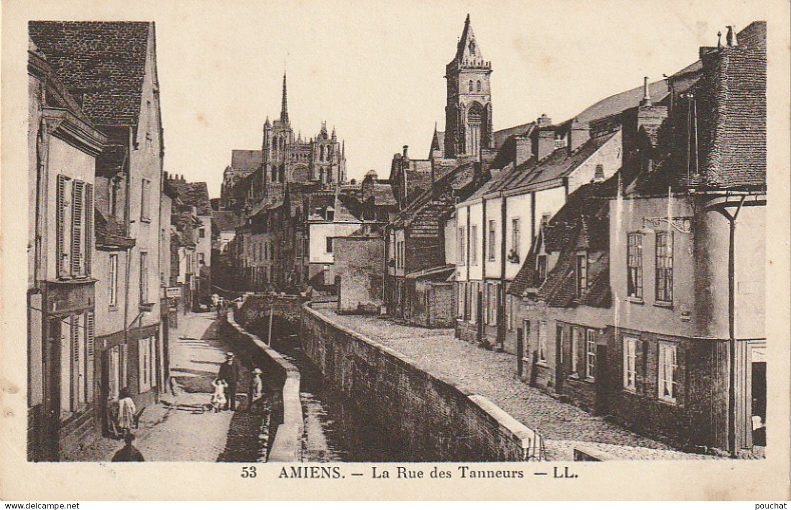 UR 11-(80) AMIENS - LA RUE DES TANNEURS - 2 SCANS - Amiens
