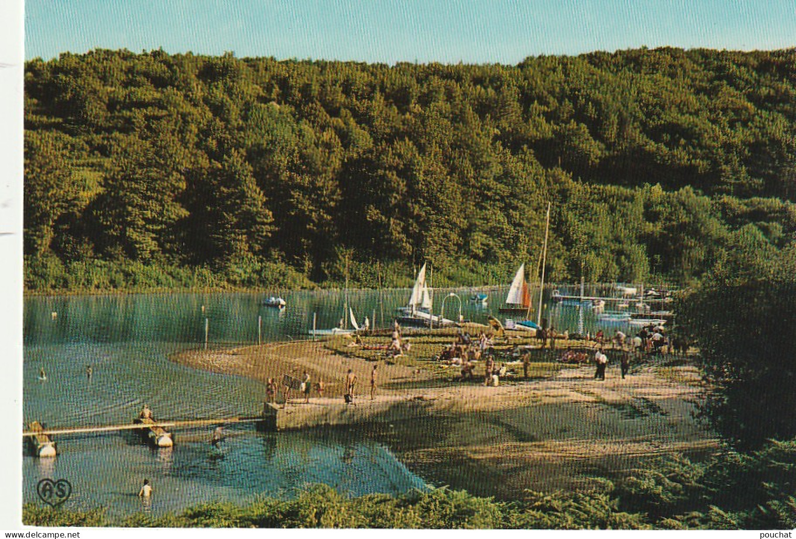 UR 12-(81) LAC DE RAVIEGE - VOILIERS - ENFANTS SUR PONTON  - ANIMATION - CARTE COULEURS - 2 SCANS - Other & Unclassified