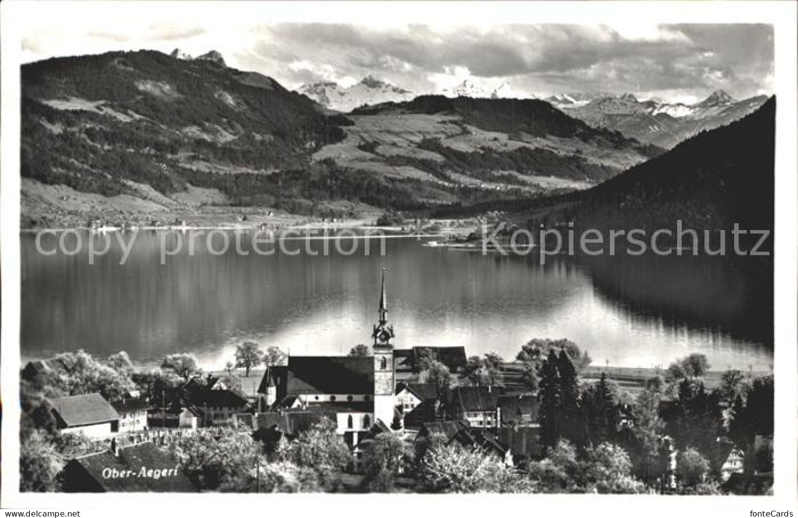 12320723 Oberaegeri Kirche Oberaegeri - Andere & Zonder Classificatie