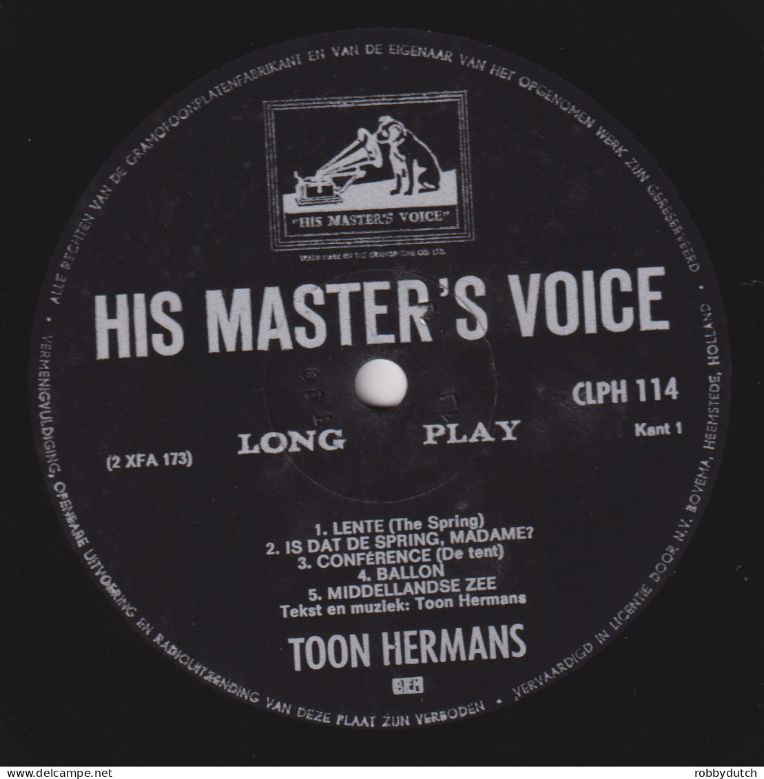 * LP * TOON HERMANS - TOON (Reissue 1970) - Cómica