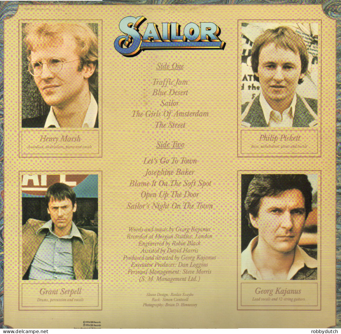 * LP *  SAILOR - SAME (First Album)(England 1974 EX-) - Disco & Pop