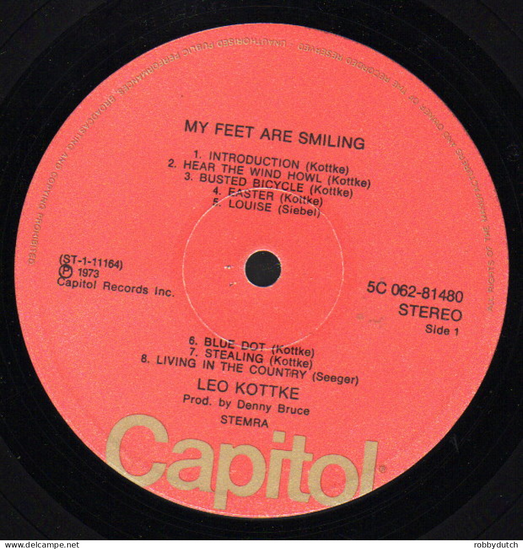 * LP *  LEO KOTTKE - MY FEET ARE SMILING (Holland 1973 EX-) - Rock