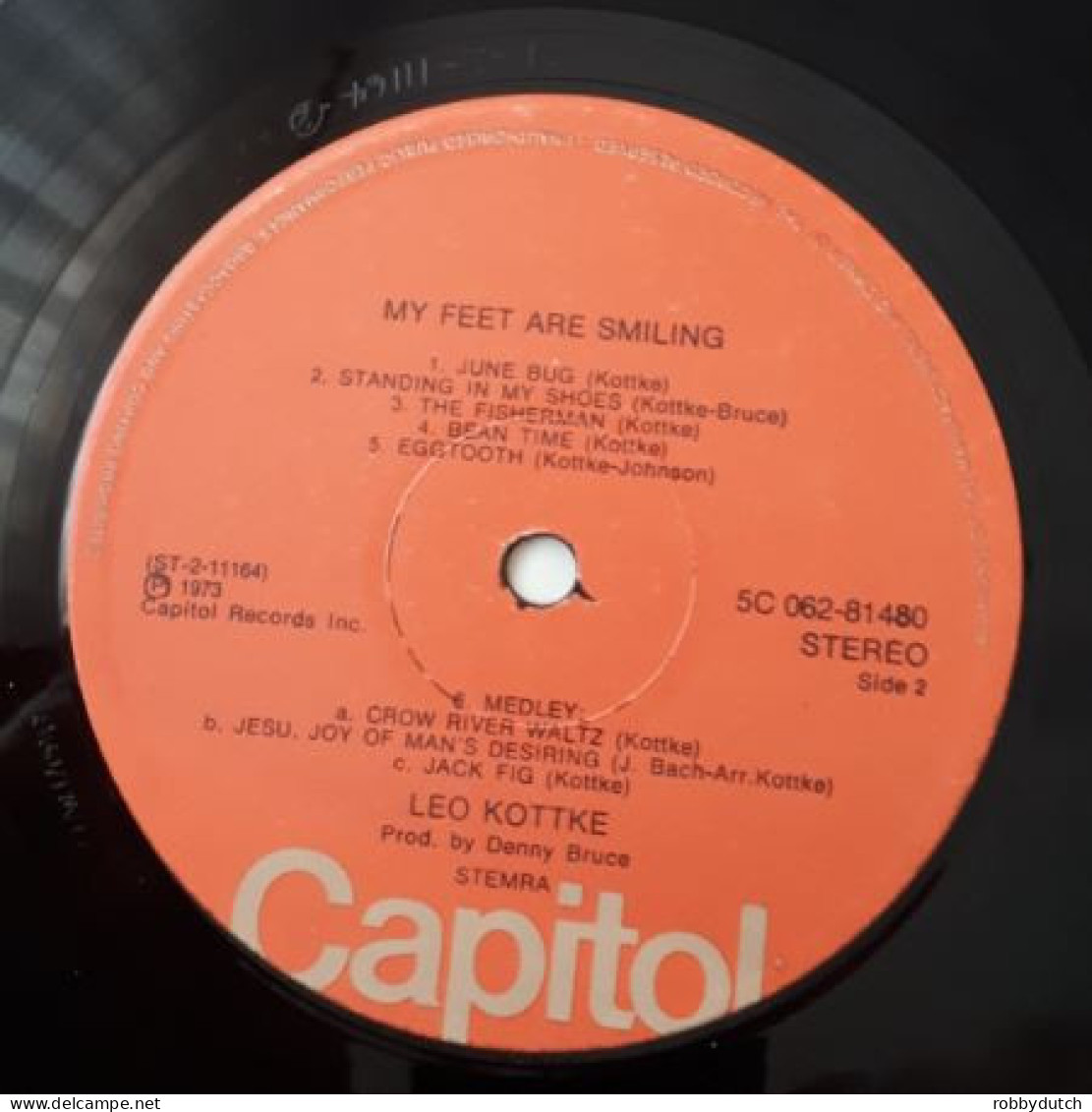 * LP *  LEO KOTTKE - MY FEET ARE SMILING (Holland 1973 EX-) - Rock