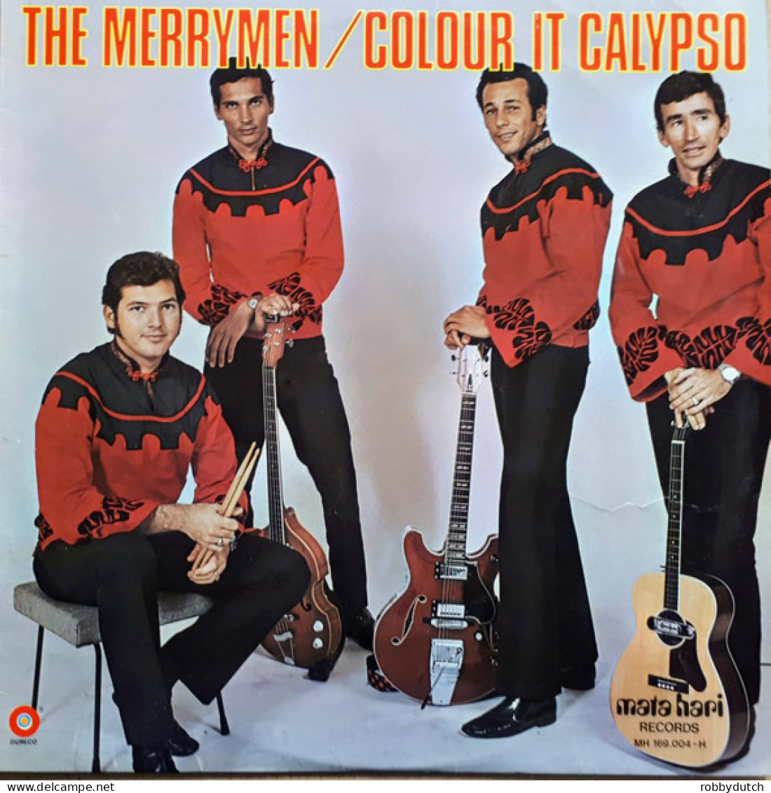 * LP * THE MERRYMEN - COLOUR IT CALYPSO (Holland 196? EX-) - Country Y Folk