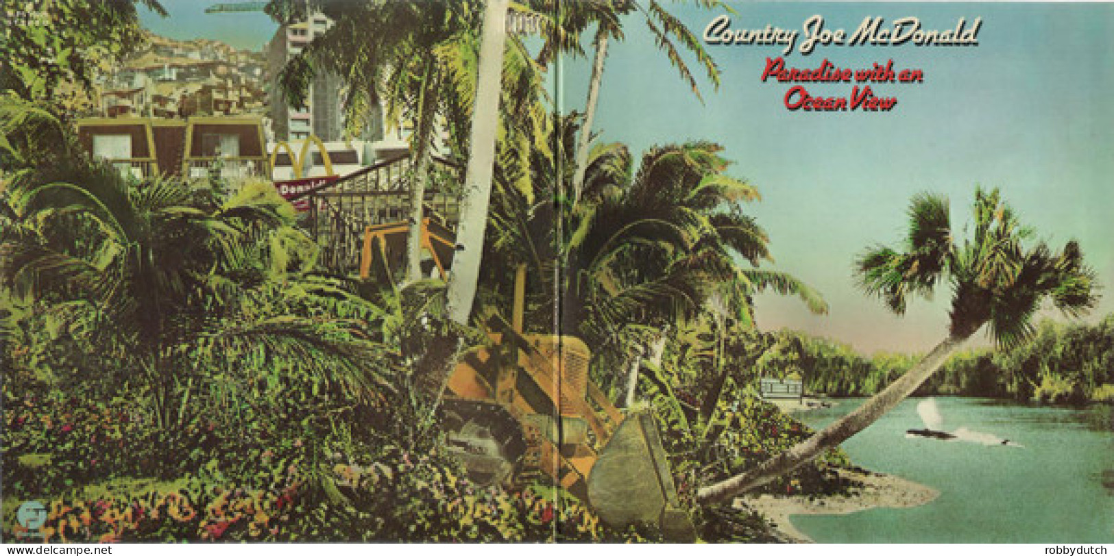 * LP *  COUNTRY JOE McDONALD - PARADISE WITH AN OCEAN VIEW (USA 1975 EX-) - Rock