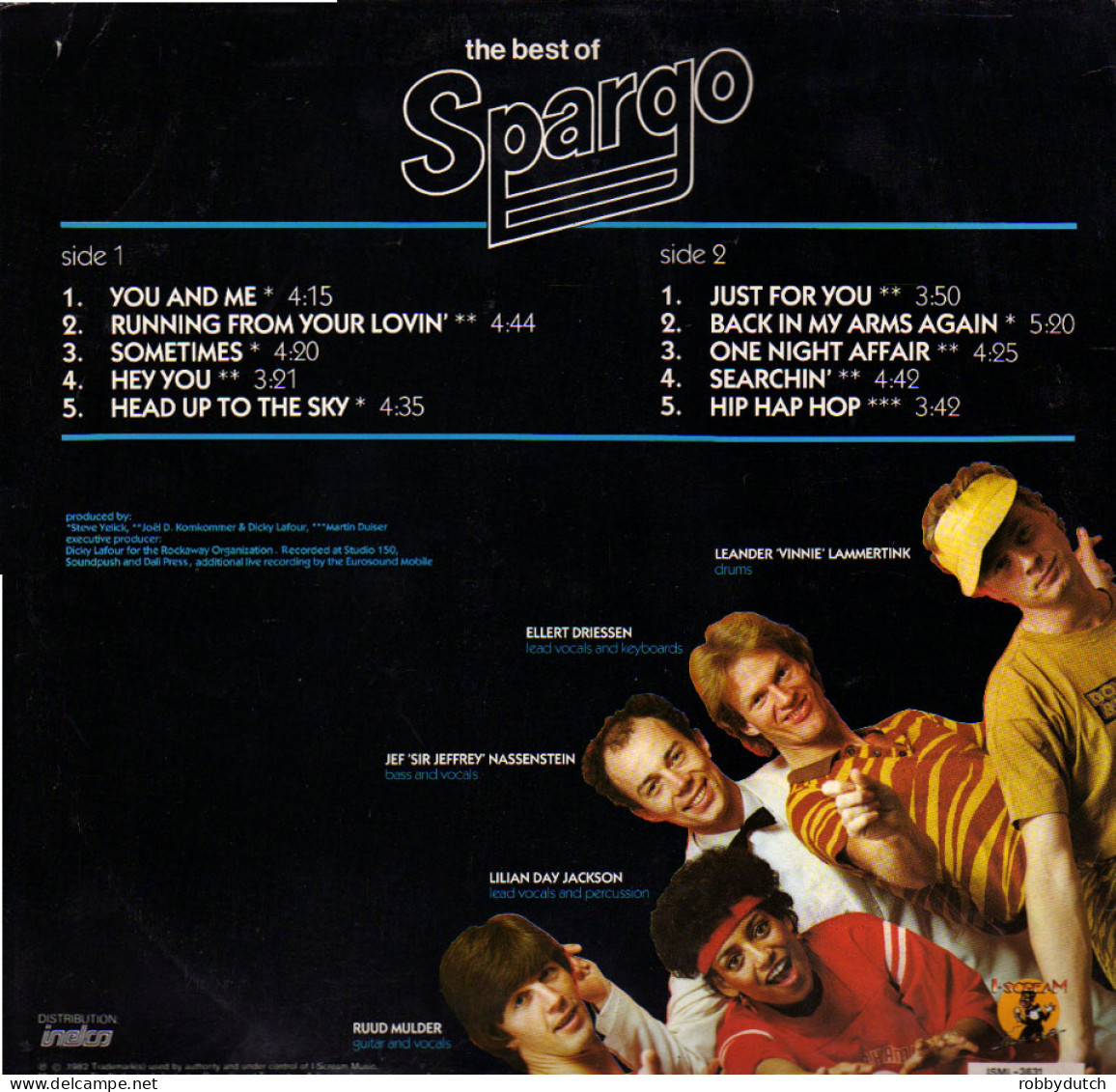 * LP *  SPARGO - THE BEST OF SPARGO (Holland 1982) - Disco, Pop