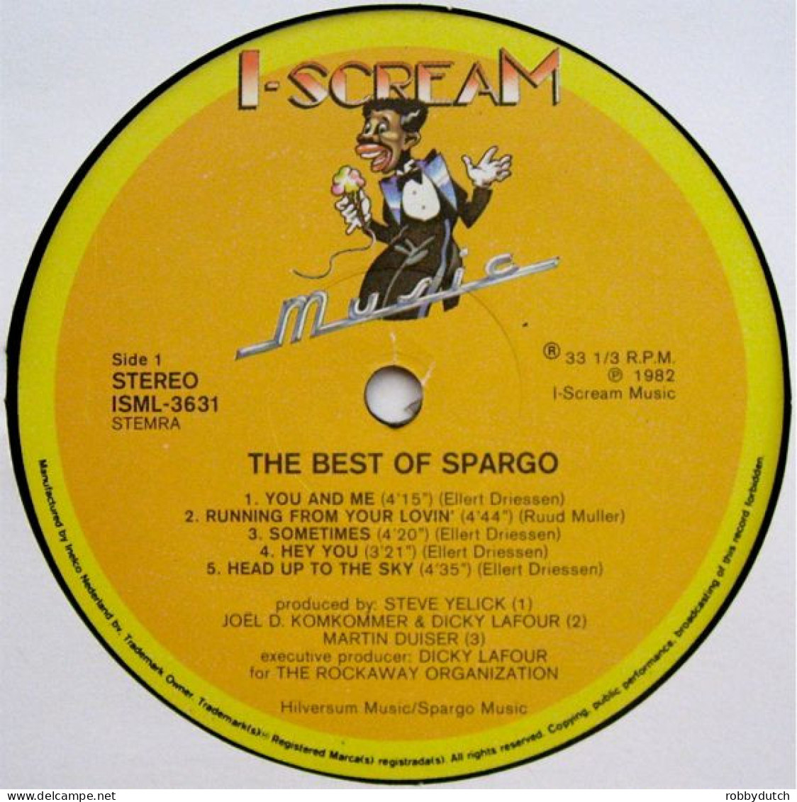 * LP *  SPARGO - THE BEST OF SPARGO (Holland 1982) - Disco & Pop